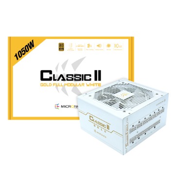 [MICRONICS] Classic II 1050W 80PLUS GOLD 230V EU 풀모듈러 화이트